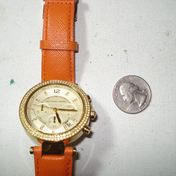 Michael Kors Accessories Mk2279 Ladies Michael Kors High End 3 Dials Diamond Watch